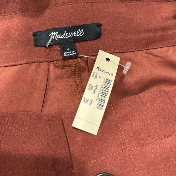 Madewell Drapey Paper Bag Pants Size 8 - Picture 3 of 5